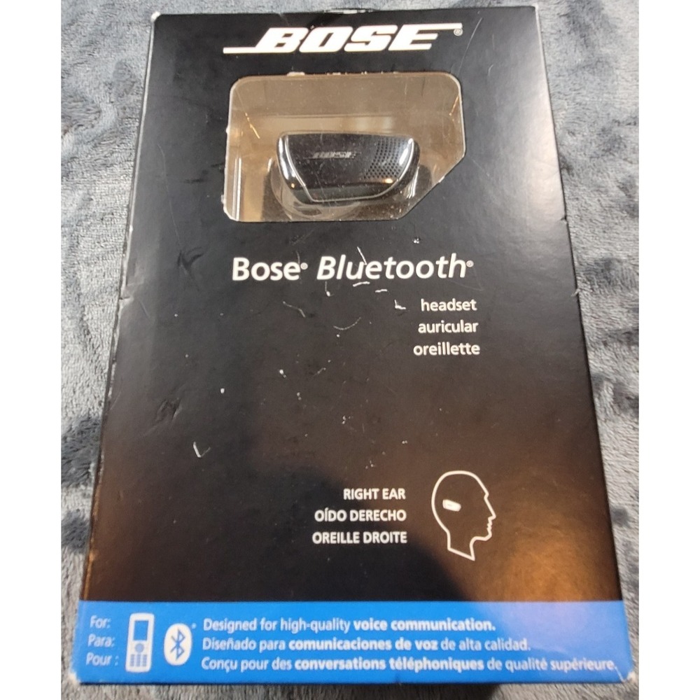 NEW Bose Bluetooth Headset 1st Gen R Right Ear Noise Rejecting Mic -BLACK